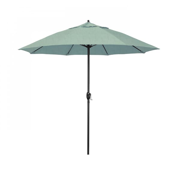 California Umbrella 9' Bronze Aluminum Market Patio Umbrella, Sunbrella Spa 194061337035 - main